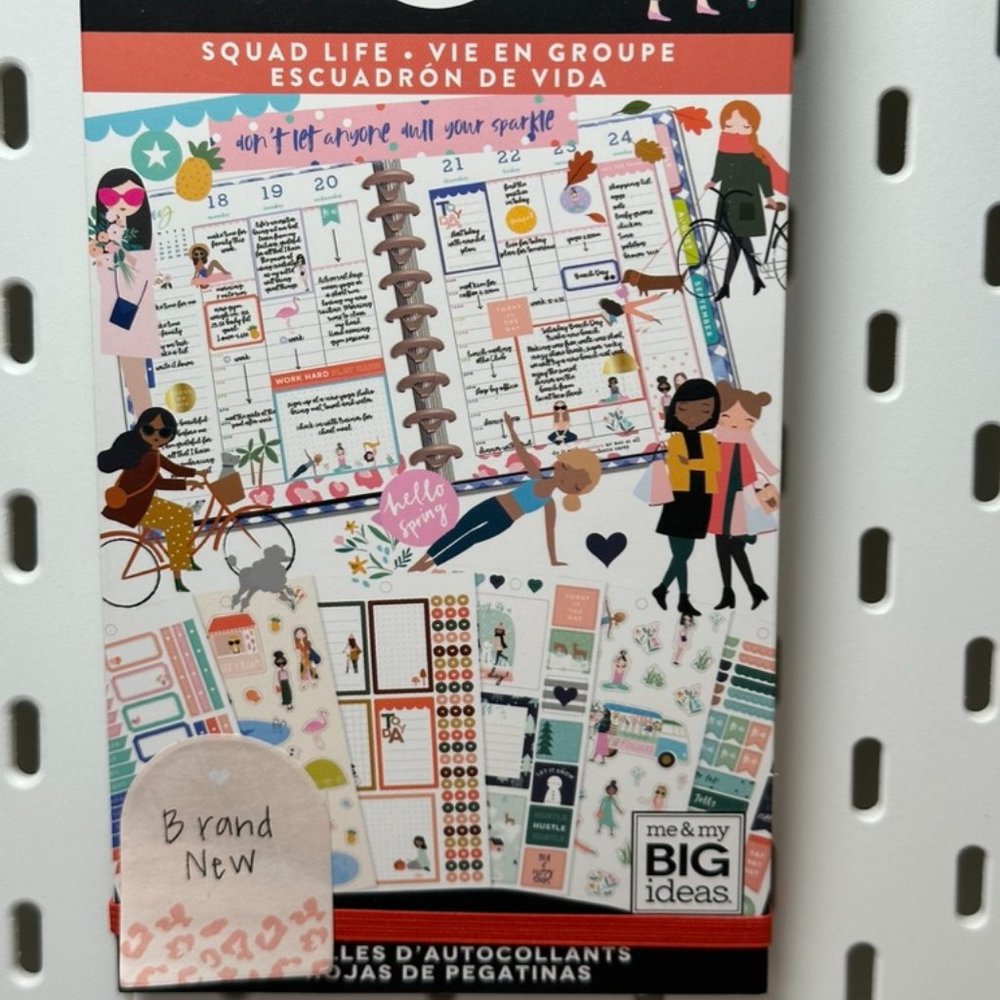4/$45 - The Happy Planner Squad Life Sticker Pack  - BNWT